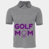 JB's  BIRDS EYE POLO   CHARCOAL - S Thumbnail