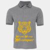 JB's  BIRDS EYE POLO   CHARCOAL - S Thumbnail