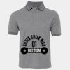 JB's  BIRDS EYE POLO   CHARCOAL - S Thumbnail