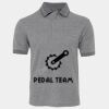 JB's  BIRDS EYE POLO   CHARCOAL - S Thumbnail