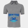 JB's  BIRDS EYE POLO   CHARCOAL - S Thumbnail