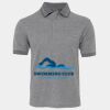 JB's  BIRDS EYE POLO   CHARCOAL - S Thumbnail