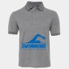 JB's  BIRDS EYE POLO   CHARCOAL - S Thumbnail