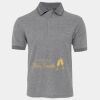 JB's  BIRDS EYE POLO   CHARCOAL - S Thumbnail