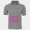 JB's  BIRDS EYE POLO   CHARCOAL - S Thumbnail