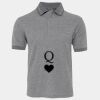 JB's  BIRDS EYE POLO   CHARCOAL - S Thumbnail