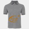JB's  BIRDS EYE POLO   CHARCOAL - S Thumbnail