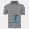 JB's  BIRDS EYE POLO   CHARCOAL - S Thumbnail