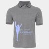 JB's  BIRDS EYE POLO   CHARCOAL - S Thumbnail