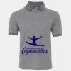 JB's  BIRDS EYE POLO   CHARCOAL - S Thumbnail