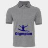JB's  BIRDS EYE POLO   CHARCOAL - S Thumbnail