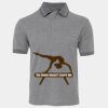 JB's  BIRDS EYE POLO   CHARCOAL - S Thumbnail