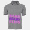 JB's  BIRDS EYE POLO   CHARCOAL - S Thumbnail