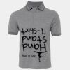 JB's  BIRDS EYE POLO   CHARCOAL - S Thumbnail