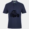C OF C  JERSEY POLO   CHARCOAL Thumbnail