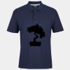 C OF C  JERSEY POLO   CHARCOAL Thumbnail
