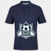 C OF C  JERSEY POLO   CHARCOAL Thumbnail