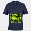 C OF C  JERSEY POLO   CHARCOAL Thumbnail
