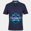 C OF C  JERSEY POLO   CHARCOAL Thumbnail