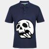 C OF C  JERSEY POLO   CHARCOAL Thumbnail