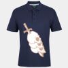 C OF C  JERSEY POLO   CHARCOAL Thumbnail
