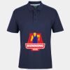 C OF C  JERSEY POLO   CHARCOAL Thumbnail