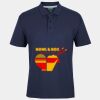 C OF C  JERSEY POLO   CHARCOAL Thumbnail
