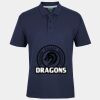 C OF C  JERSEY POLO   CHARCOAL Thumbnail