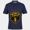 C OF C  JERSEY POLO   CHARCOAL Thumbnail