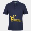 C OF C  JERSEY POLO   CHARCOAL Thumbnail
