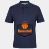 C OF C  JERSEY POLO   CHARCOAL Thumbnail