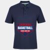 C OF C  JERSEY POLO   CHARCOAL Thumbnail