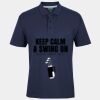 C OF C  JERSEY POLO   CHARCOAL Thumbnail