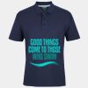 C OF C  JERSEY POLO   CHARCOAL Thumbnail