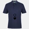 C OF C  JERSEY POLO   CHARCOAL Thumbnail