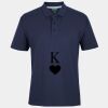 C OF C  JERSEY POLO   CHARCOAL Thumbnail